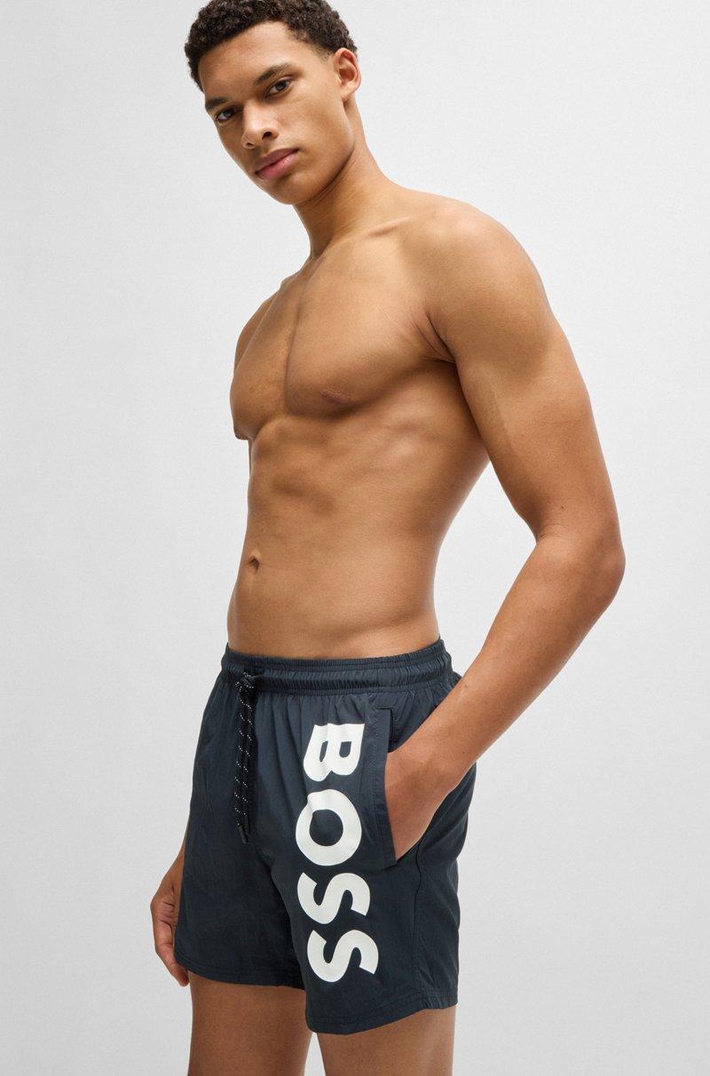 Hugo Boss Bañador En Tejido De Secado Rápido Con Logo En Contraste