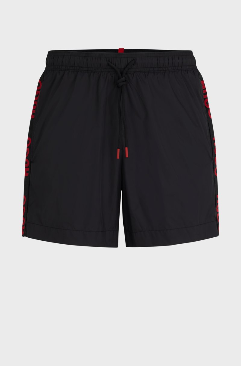 Hugo Boss Bañador Tipo Shorts Con Forro Integral Y Cinta Con Logo