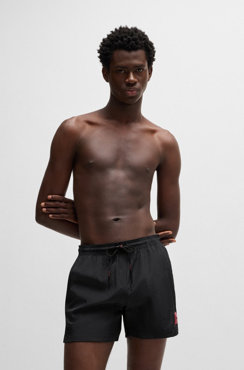 Hugo Boss Bañador tipo shorts con forro integral y etiqueta con logo roja