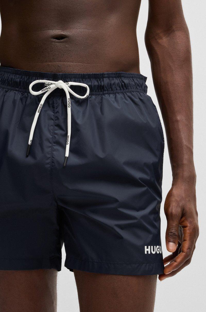 Hugo Boss Bañador Tipo Shorts Con Forro Integral Y Logo En Contraste
