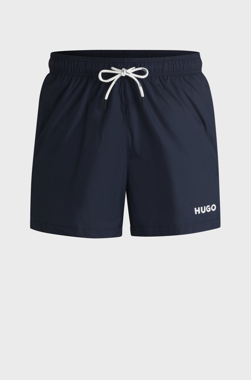 Hugo Boss Bañador Tipo Shorts Con Forro Integral Y Logo En Contraste
