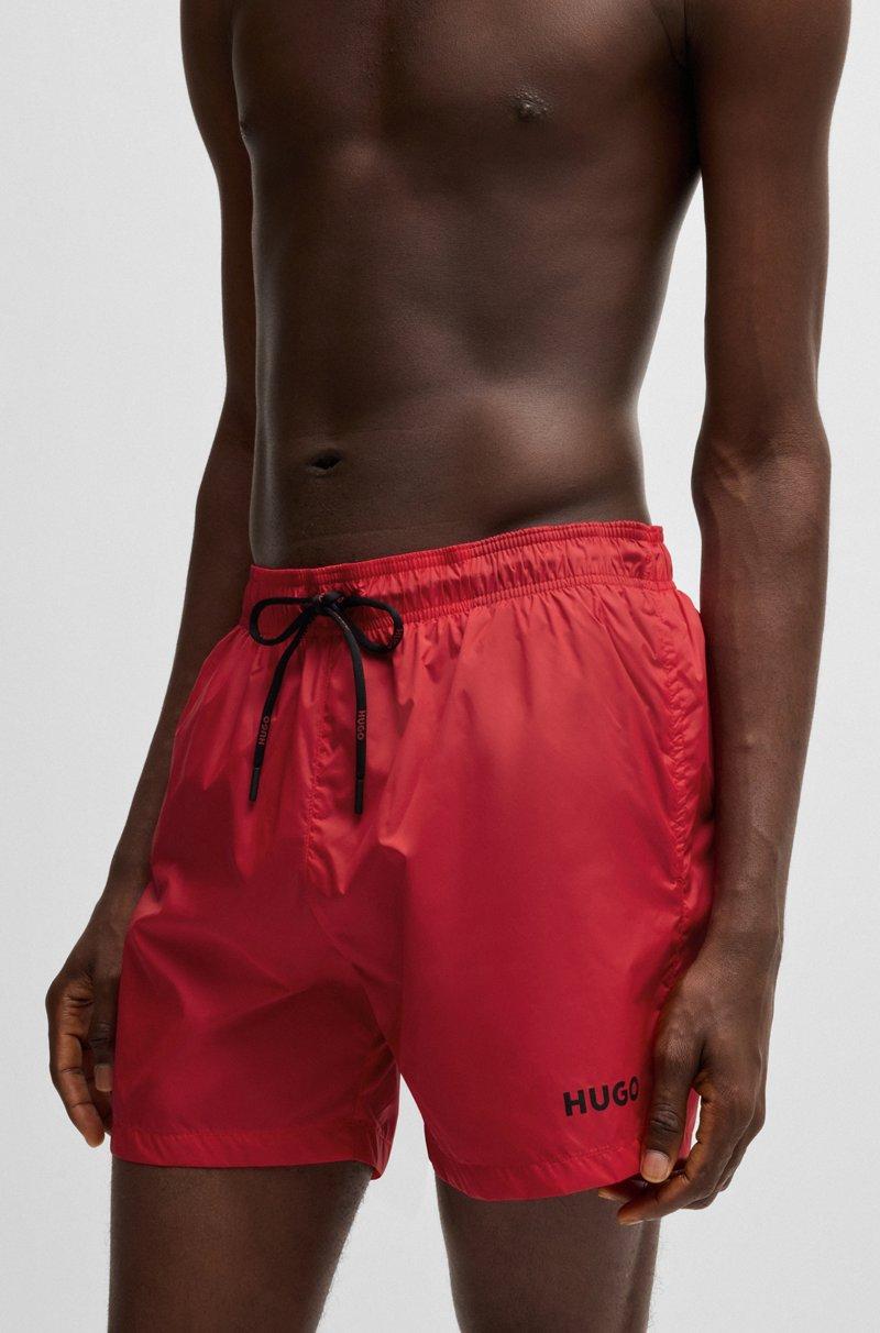 Hugo Boss Bañador Tipo Shorts Con Forro Integral Y Logo En Contraste