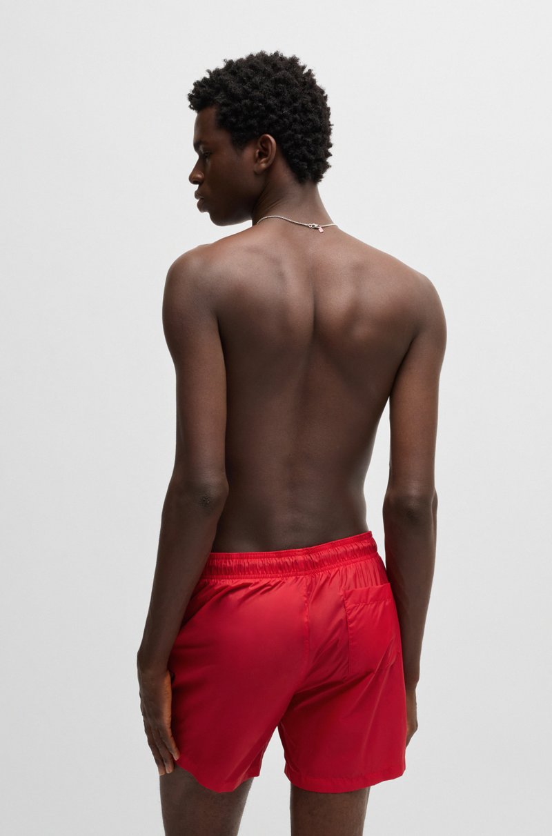 Hugo Boss Bañador Tipo Shorts Con Forro Integral Y Logo En Contraste