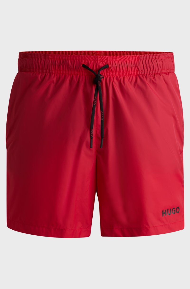 Hugo Boss Bañador Tipo Shorts Con Forro Integral Y Logo En Contraste