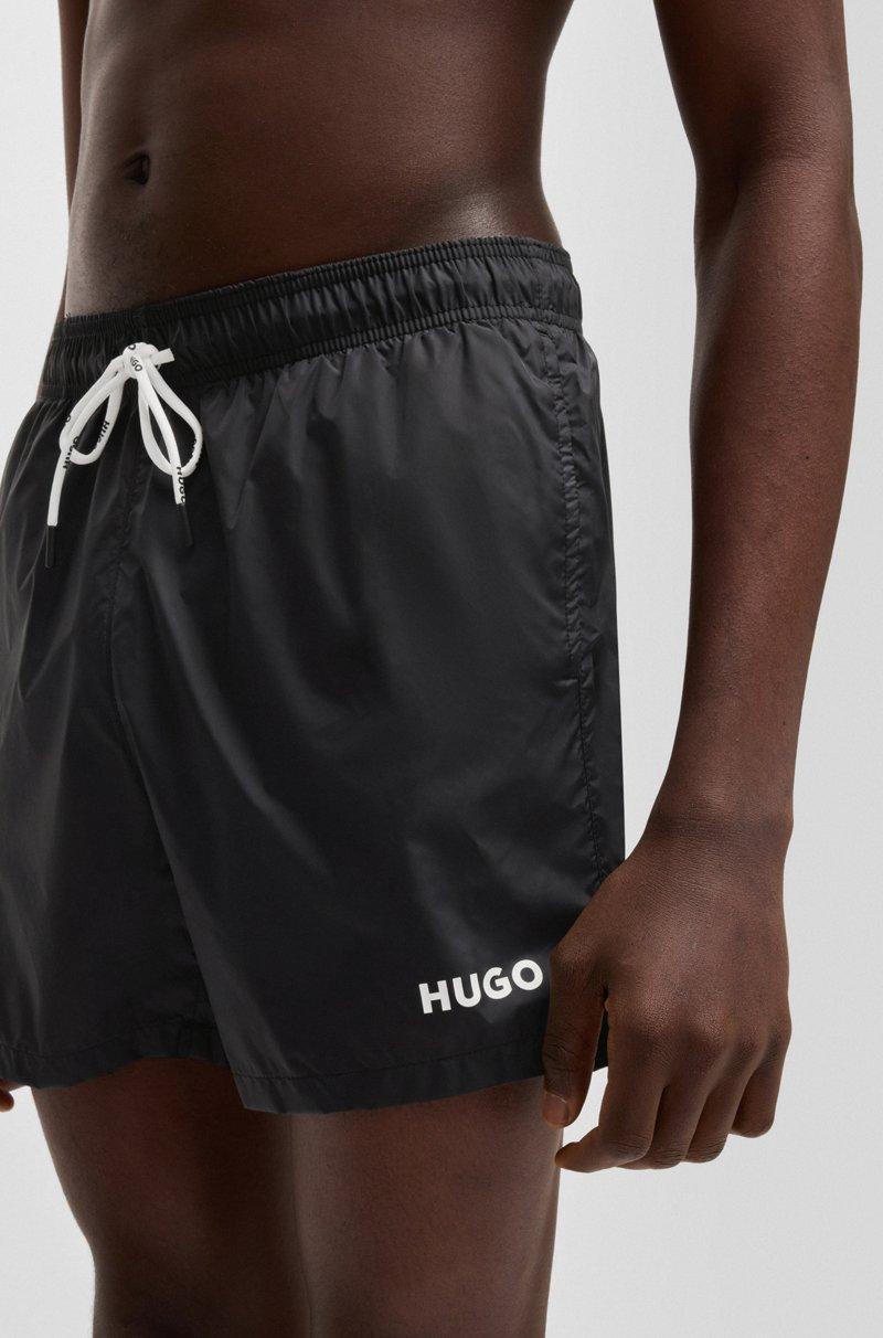 Hugo Boss Bañador Tipo Shorts Con Forro Integral Y Logo En Contraste