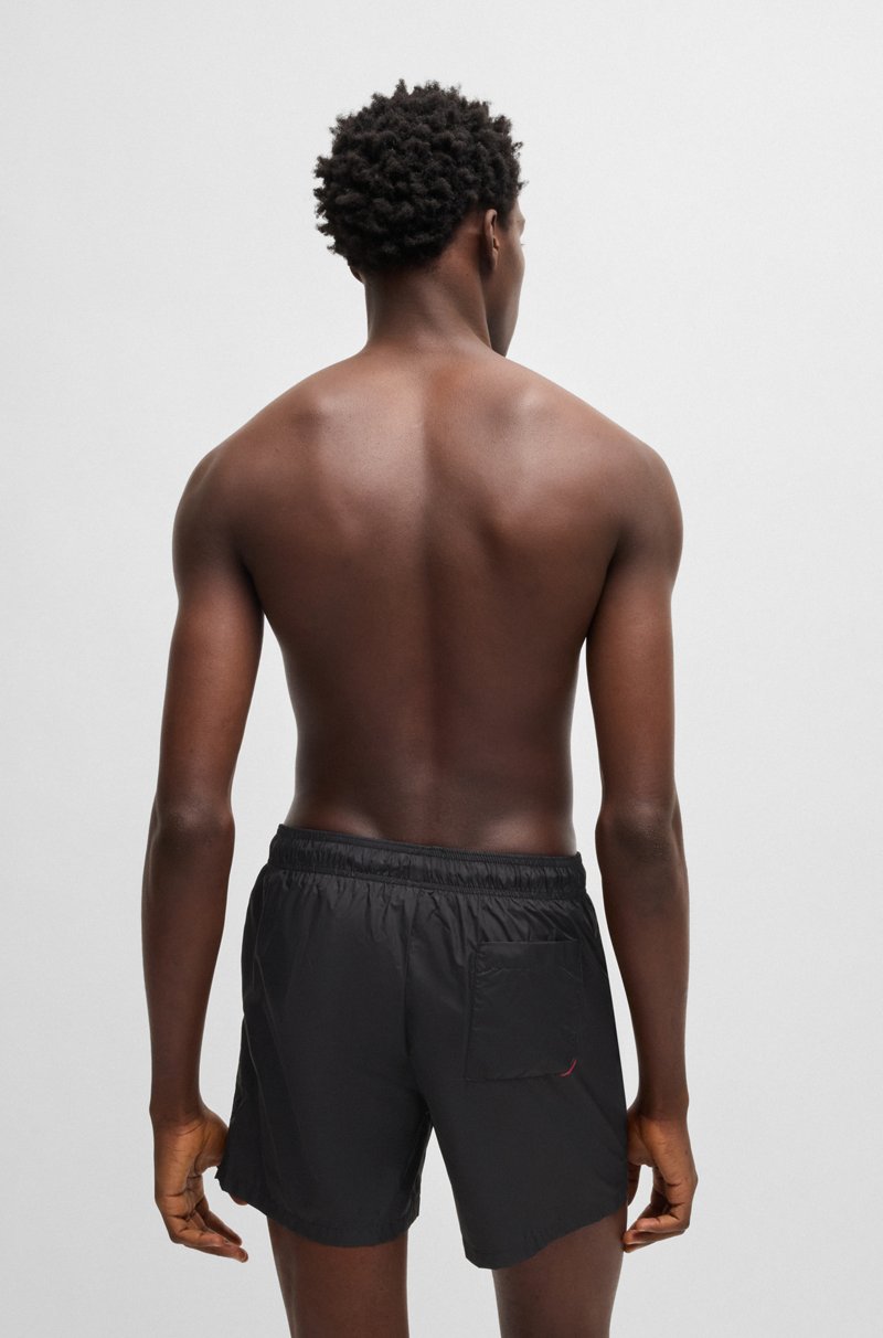 Hugo Boss Bañador Tipo Shorts Con Forro Integral Y Logo En Contraste