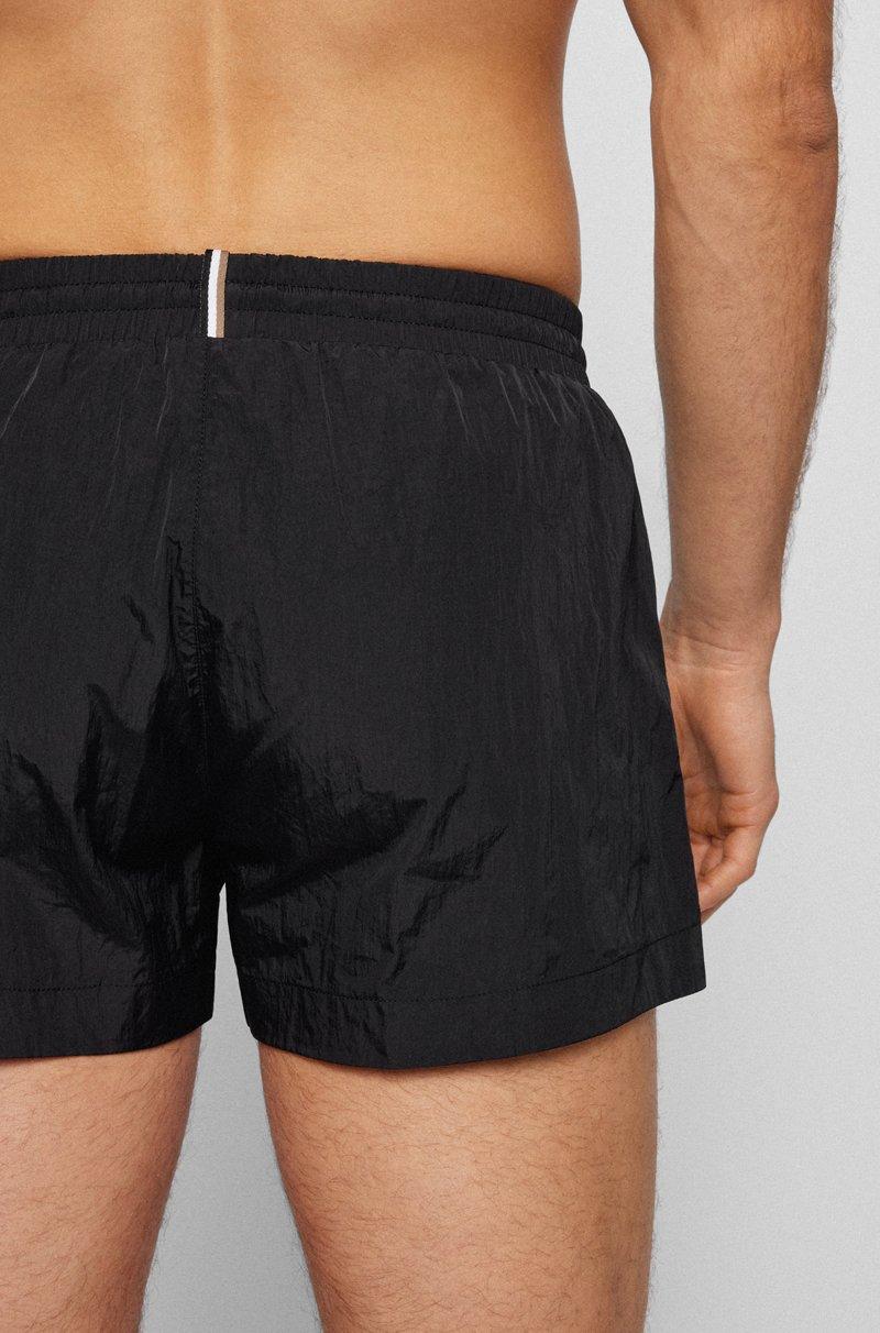 Hugo Boss Bañador Tipo Shorts En Tejido De Secado Rápido Con Logo En Contorno