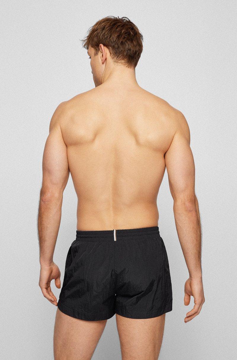 Hugo Boss Bañador Tipo Shorts En Tejido De Secado Rápido Con Logo En Contorno