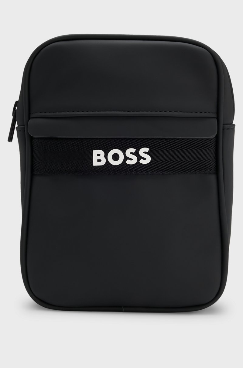 Hugo Boss Bandolera para niños con logo y rayas de la marca en la correa