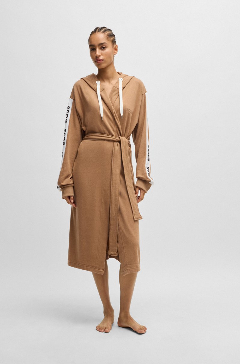 Hugo Boss Batín Con Capucha Y Estampado De Logo En Las Mangas