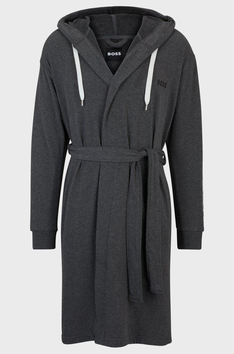 Hugo Boss Batín con capucha y logo estampado en las mangas