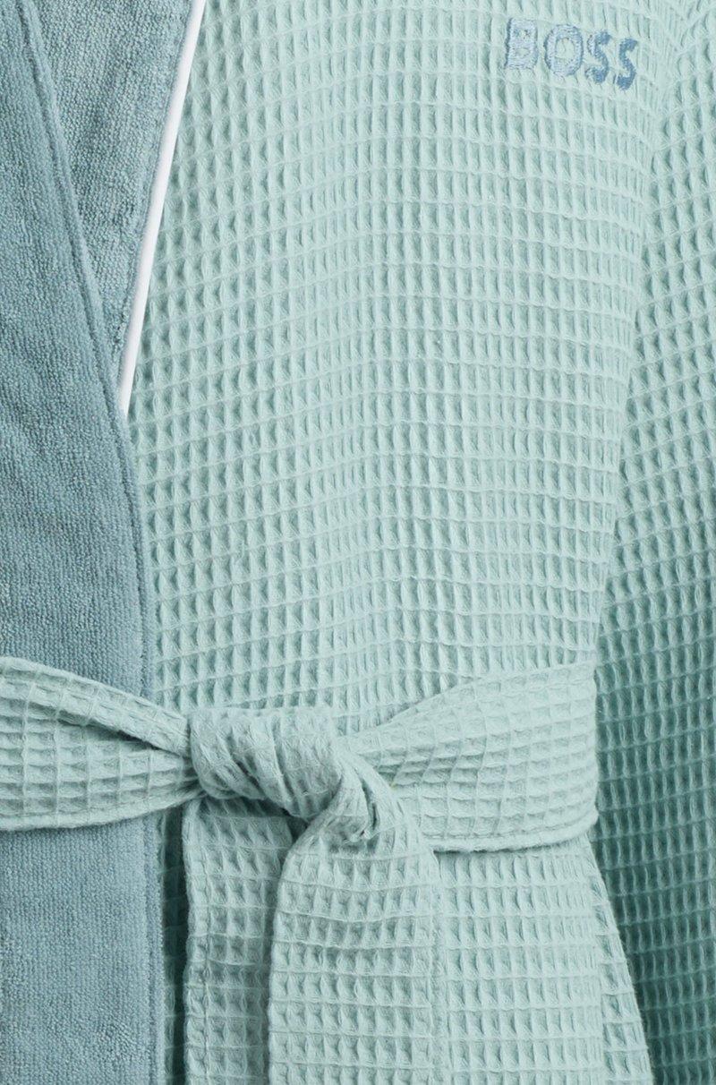 Hugo Boss Batín De Algodón Con Diseño De Panal De Abeja Y Detalles De Felpa En Contraste