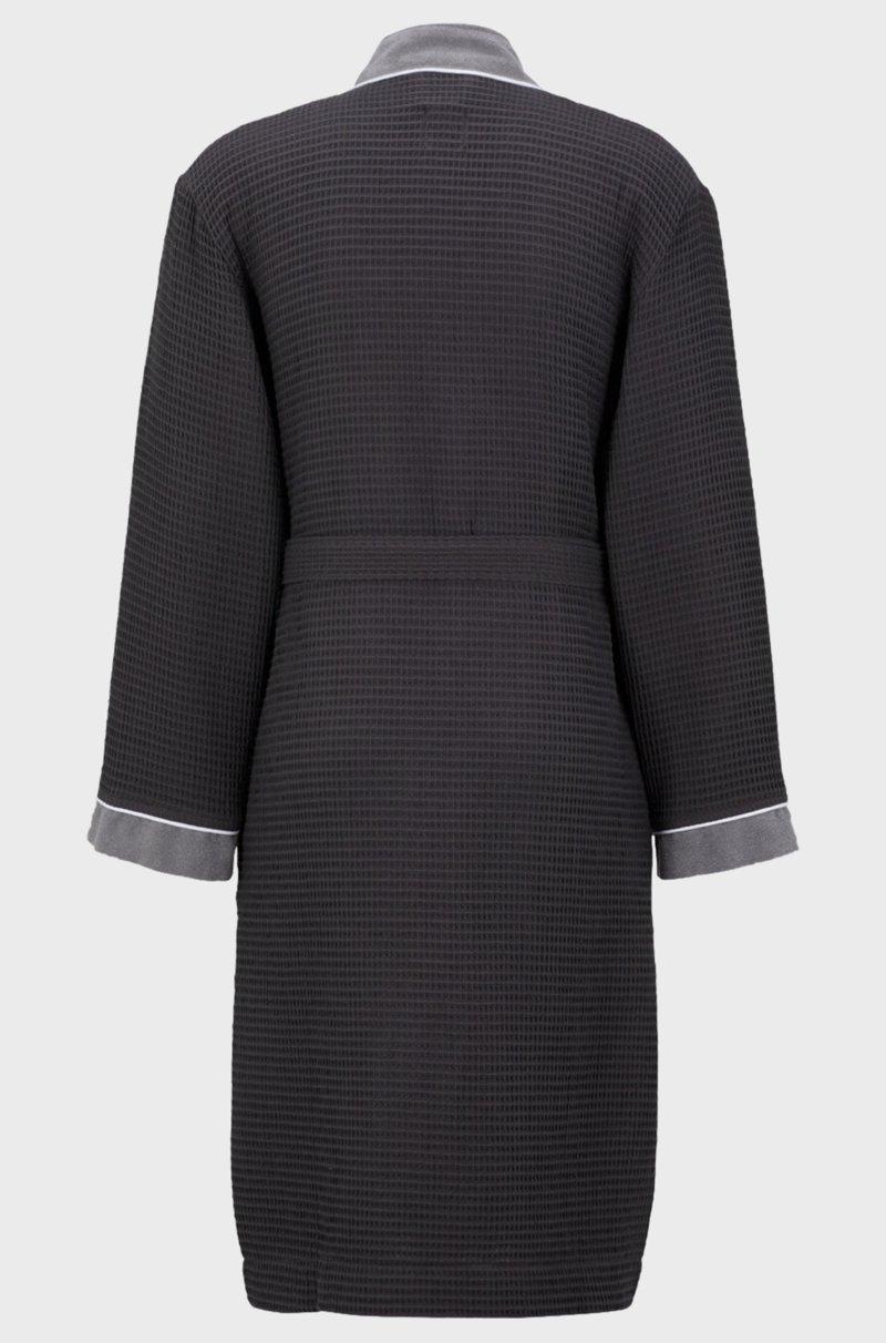 Hugo Boss Batín De Algodón Con Diseño De Panal De Abeja Y Detalles De Felpa En Contraste