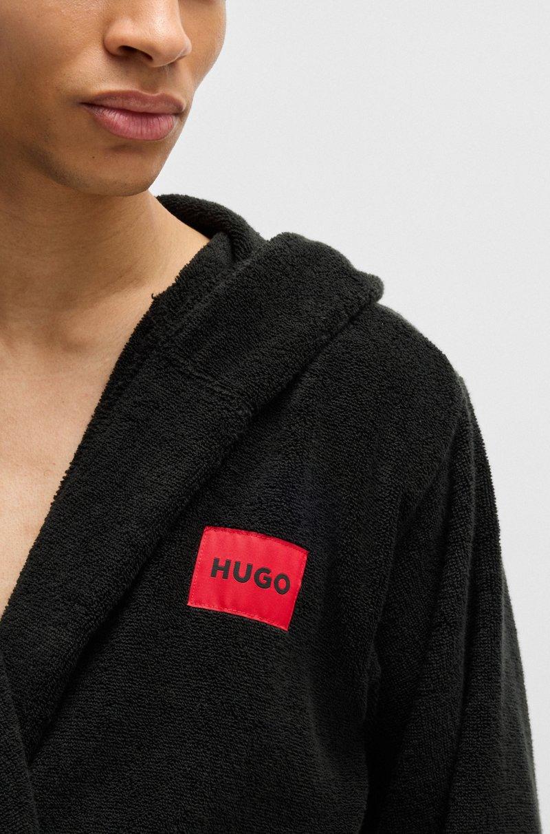 Hugo Boss Batín De Felpa De Algodón Con Etiqueta Con Logo Roja