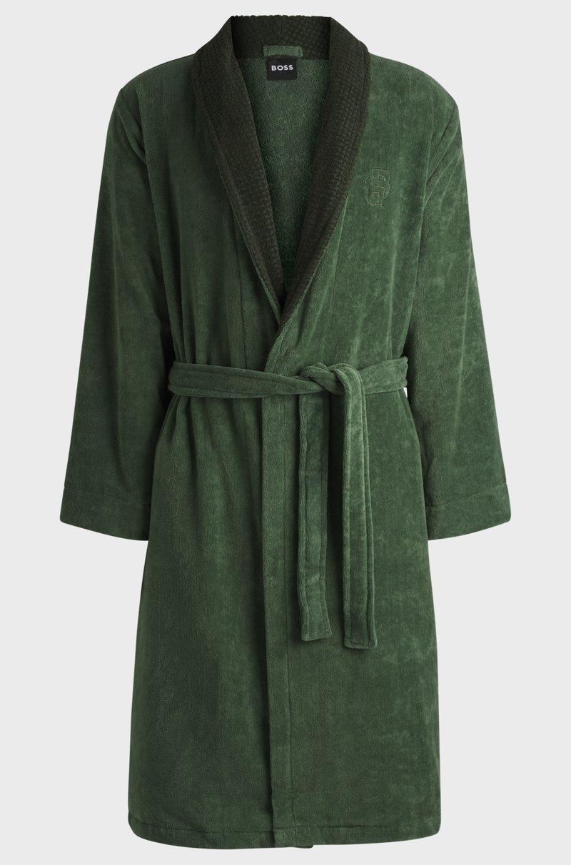 Hugo Boss Batín En Terciopelo De Algodón Con Monograma Double B