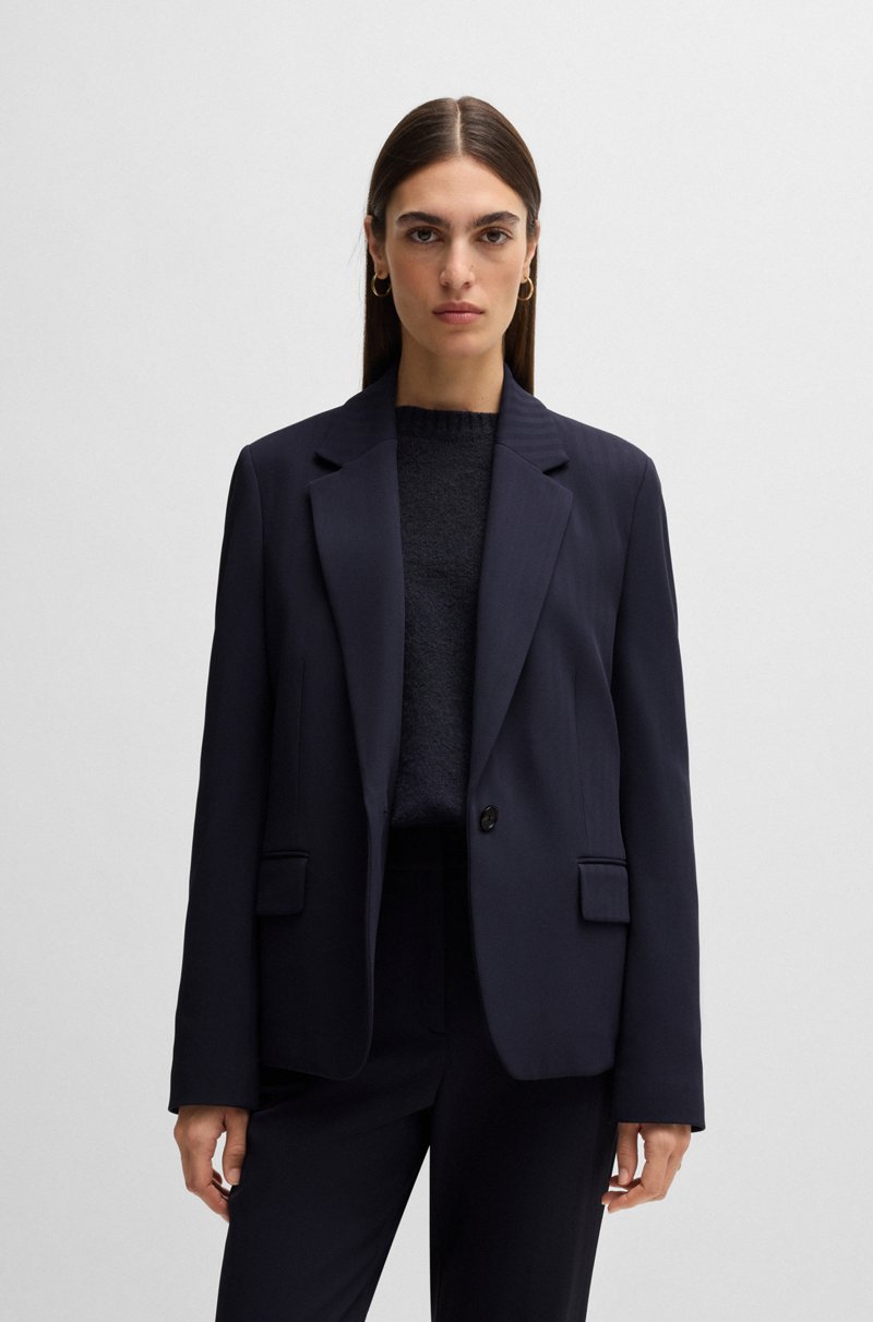 Hugo Boss Blazer Dressletic relaxed fit en tejido elástico