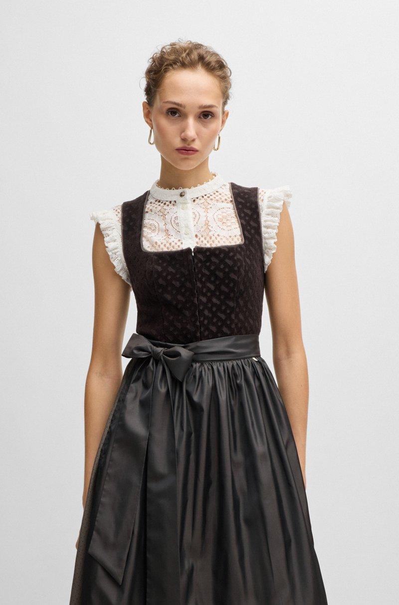 Hugo Boss Blusa BOSS x Kinga Mathe de algodón con encaje
