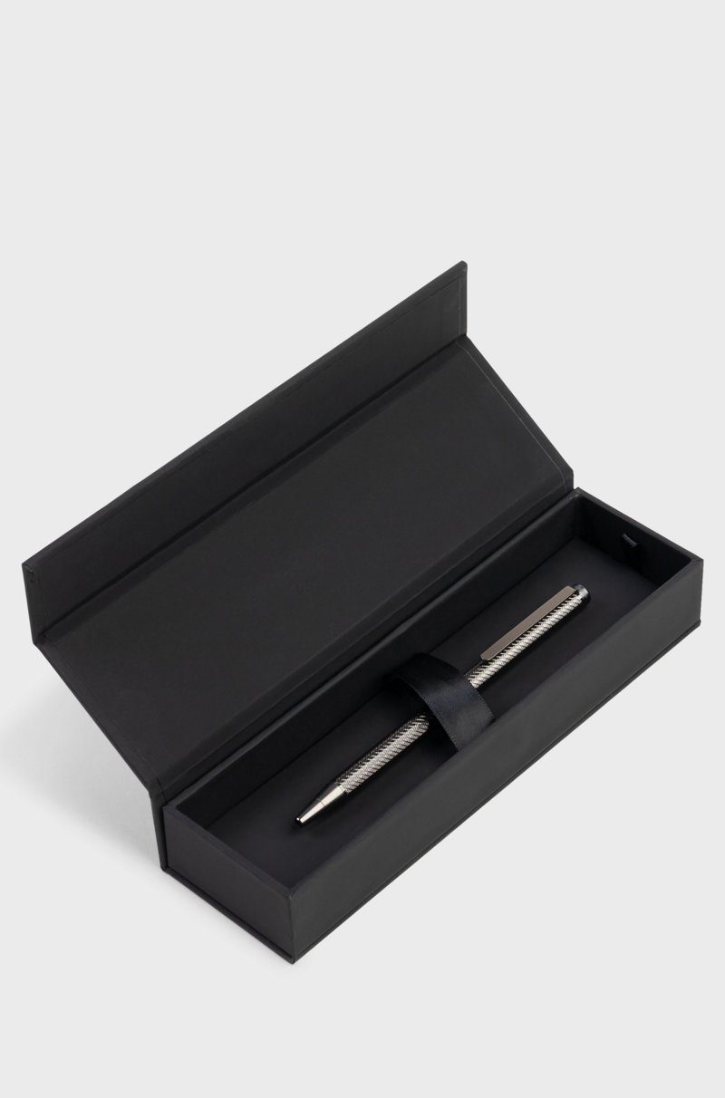 Hugo Boss Bolígrafo De Metal Pesado Con Diseño Grabado