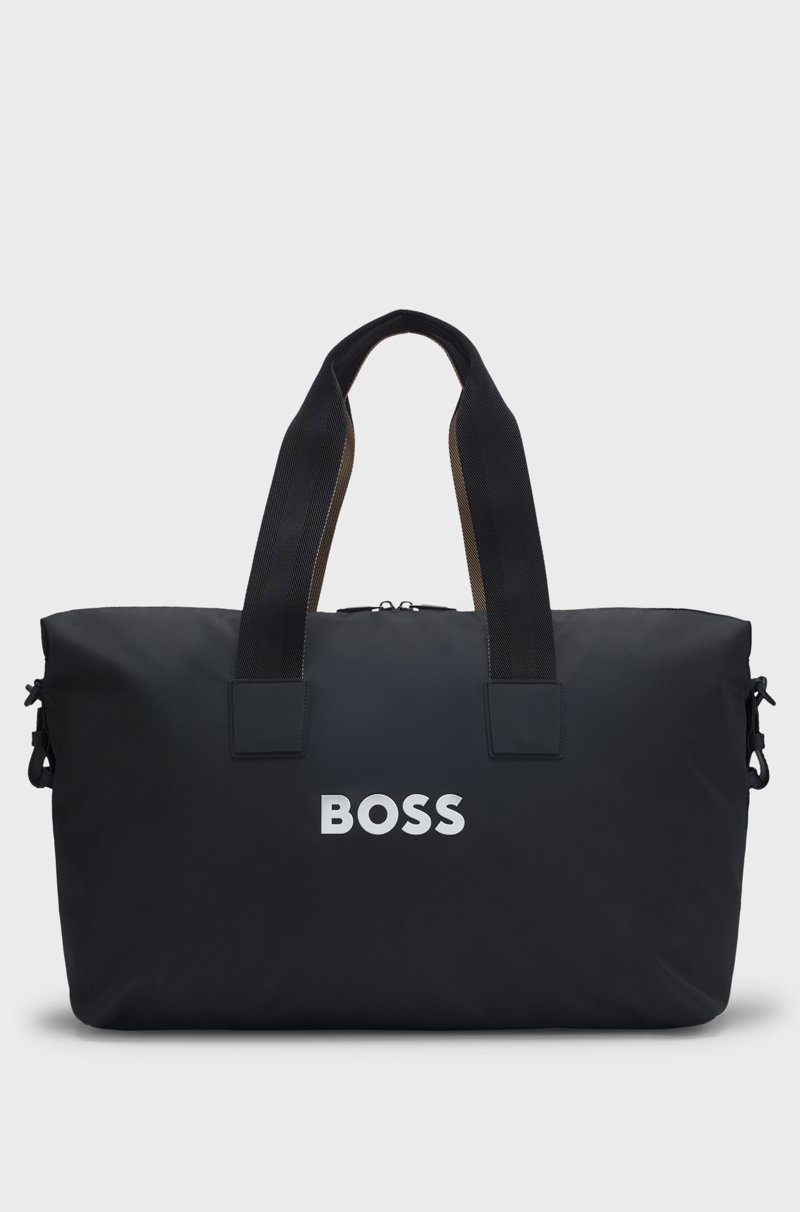 Hugo Boss Bolsa de viaje con logo en contraste y correa desmontable