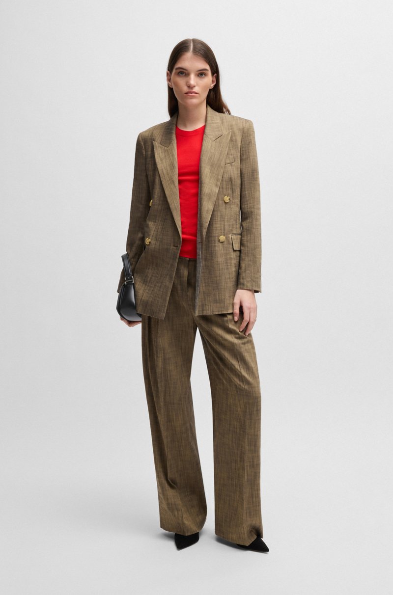 Hugo Boss Bolso Bandolera Ariell De Piel Con Herrajes De Monograma Double B