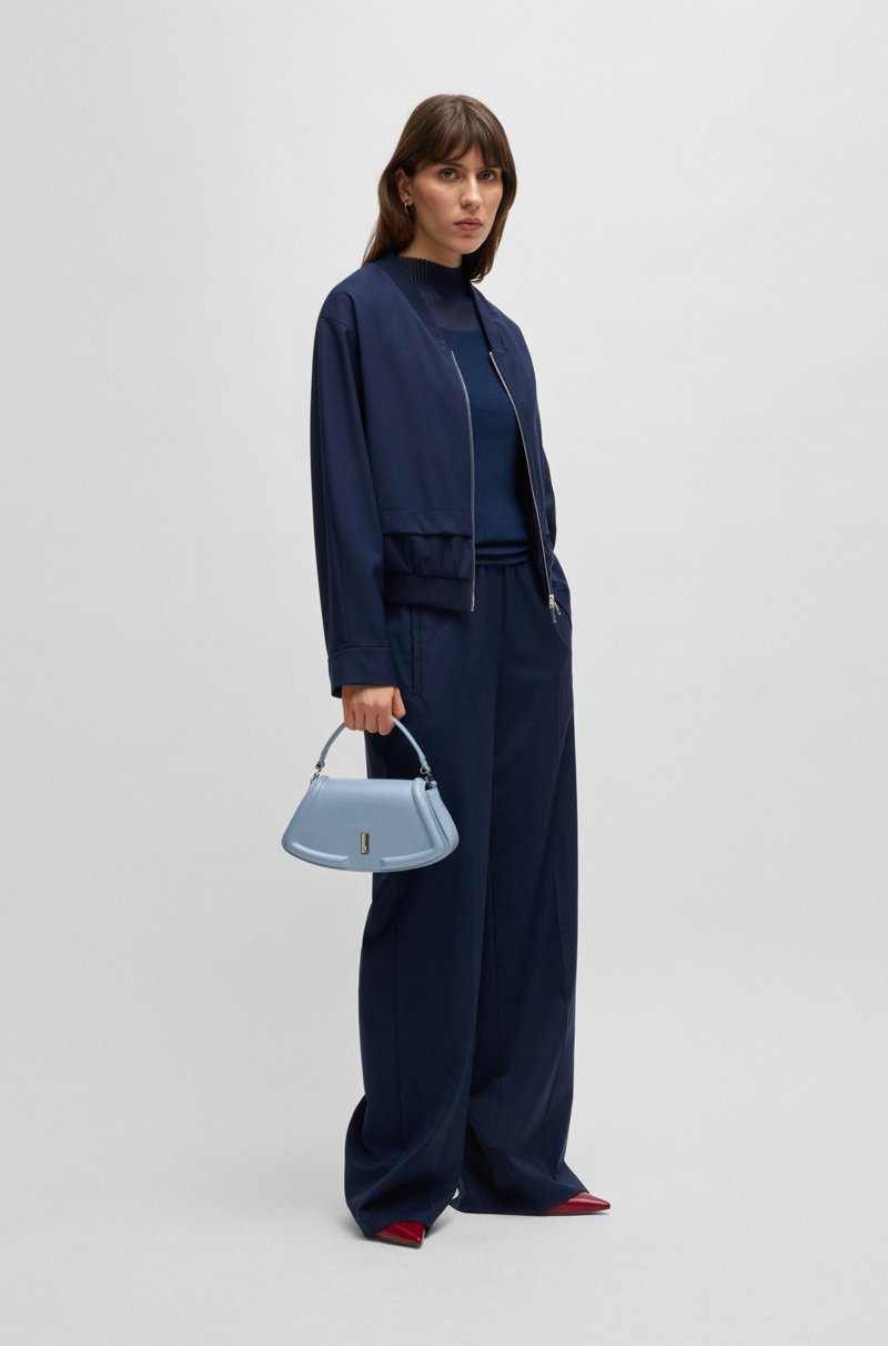 Hugo Boss Bolso Bandolera Ariell De Piel Con Herrajes De Monograma Double B