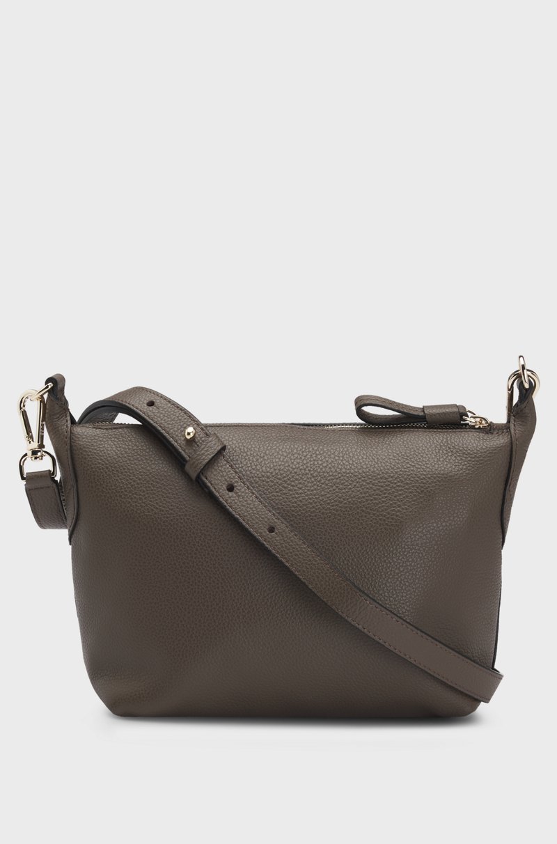 Hugo Boss Bolso Bandolera De Piel Granulada Con Letras De Logo