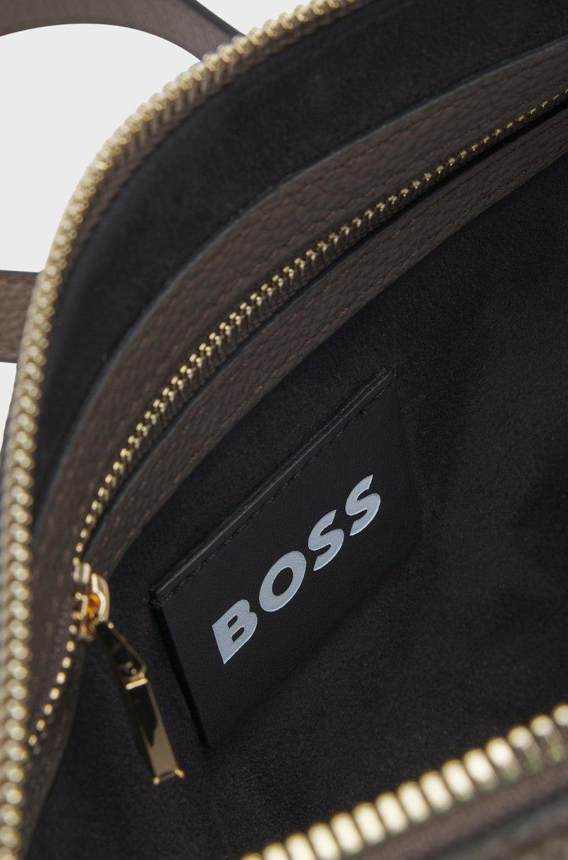 Hugo Boss Bolso Bandolera De Piel Granulada Con Letras De Logo