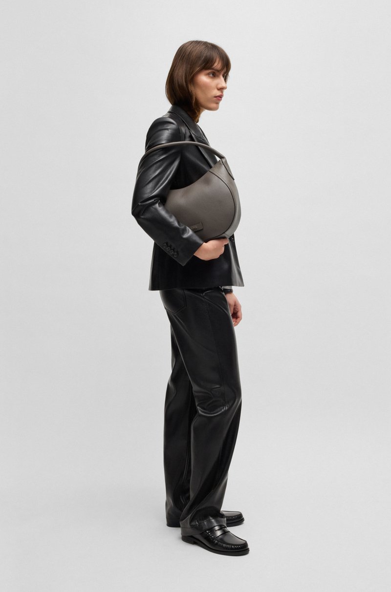 Hugo Boss Bolso Bandolera En Piel Granulada Con Letras De Logo