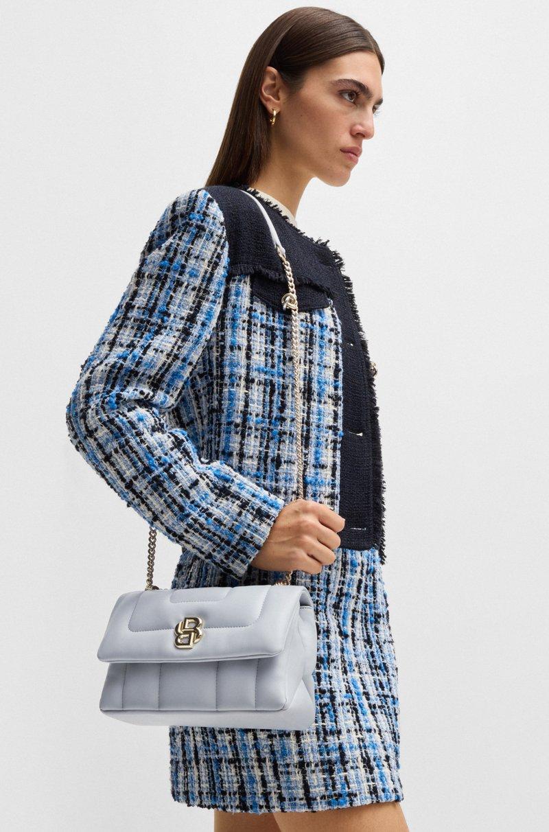 Hugo Boss Bolso Bandolera Guateado Con Monograma Double B Metálico