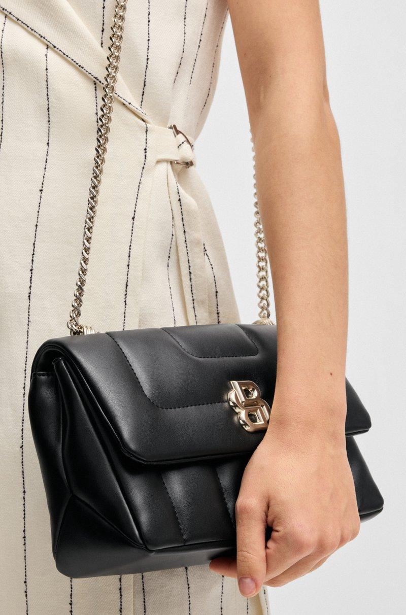 Hugo Boss Bolso Bandolera Guateado Con Monograma Double B Metálico