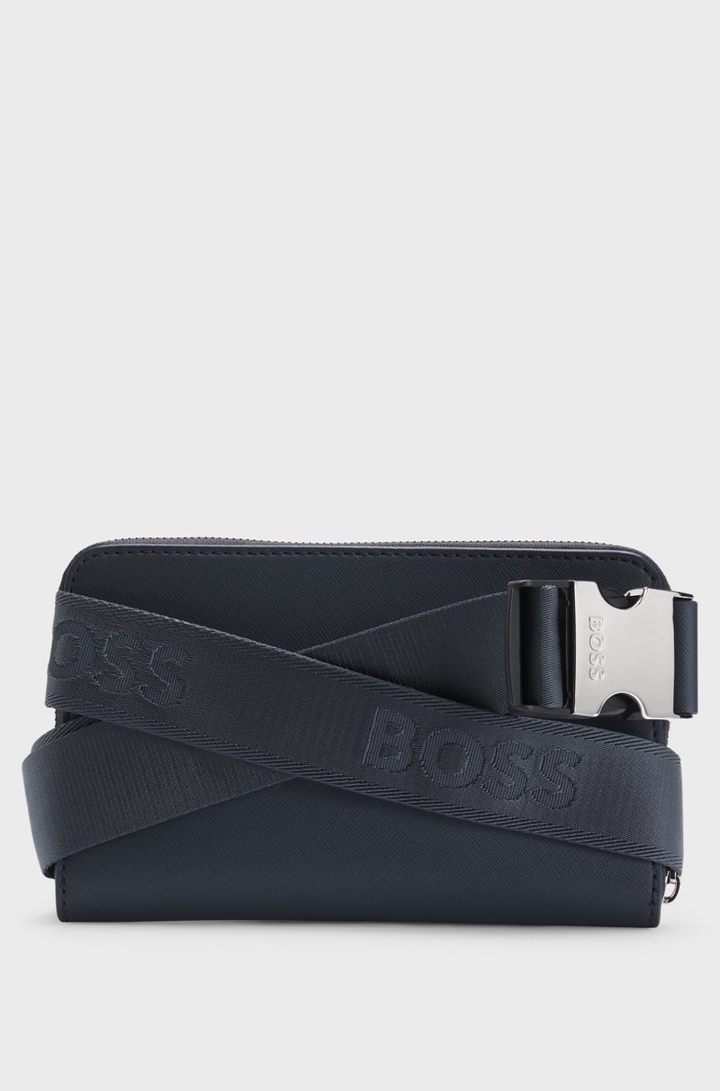 Hugo Boss Bolso Cruzado Con Estructura Y Ribetes De La Marca