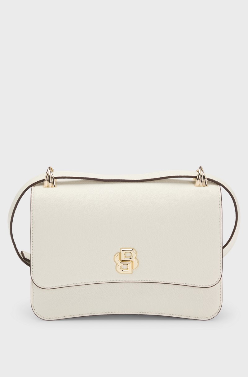 Hugo Boss Bolso cruzado granulado con monograma Double B