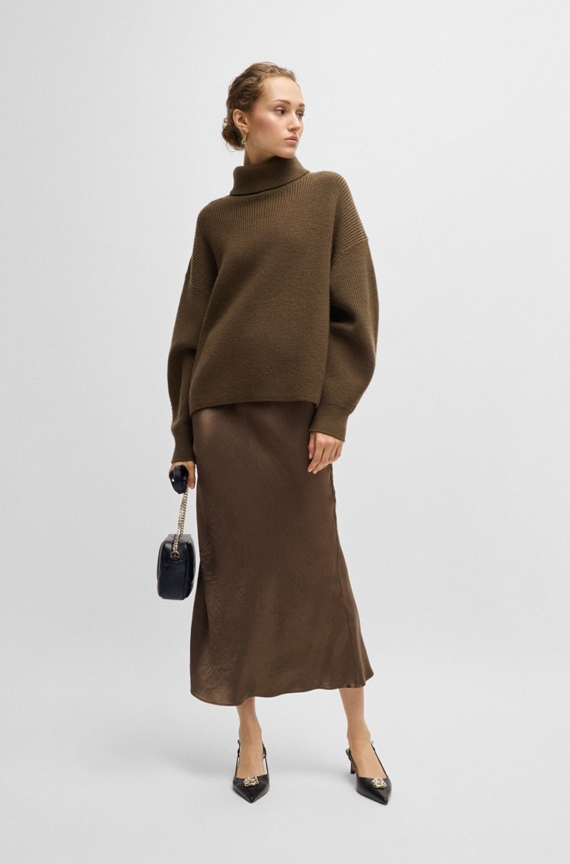 Hugo Boss Bolso Cruzado Guateado Con Monograma Double B Metálico