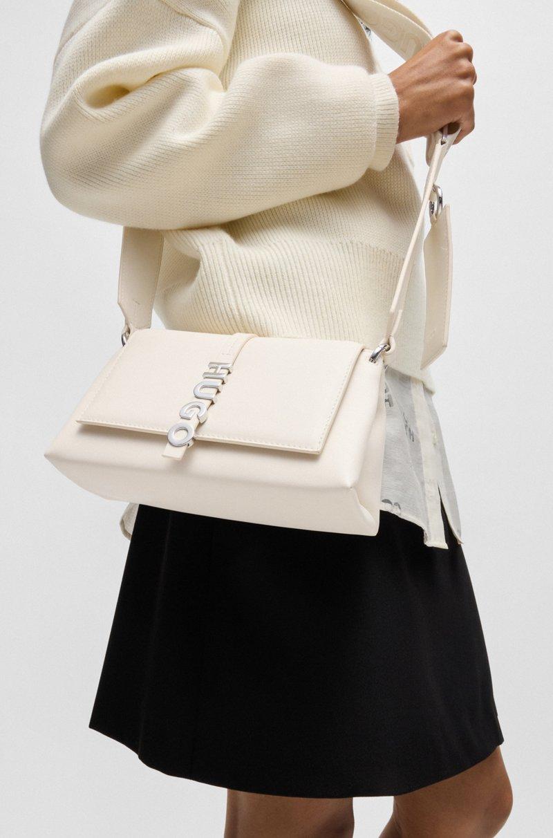 Hugo Boss Bolso De Bandolera De Piel Sintética Con Cierre De Logo Metálico