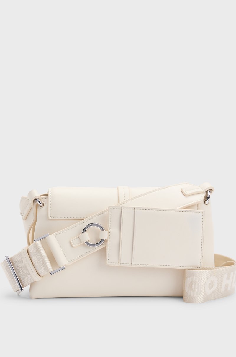 Hugo Boss Bolso De Bandolera De Piel Sintética Con Cierre De Logo Metálico