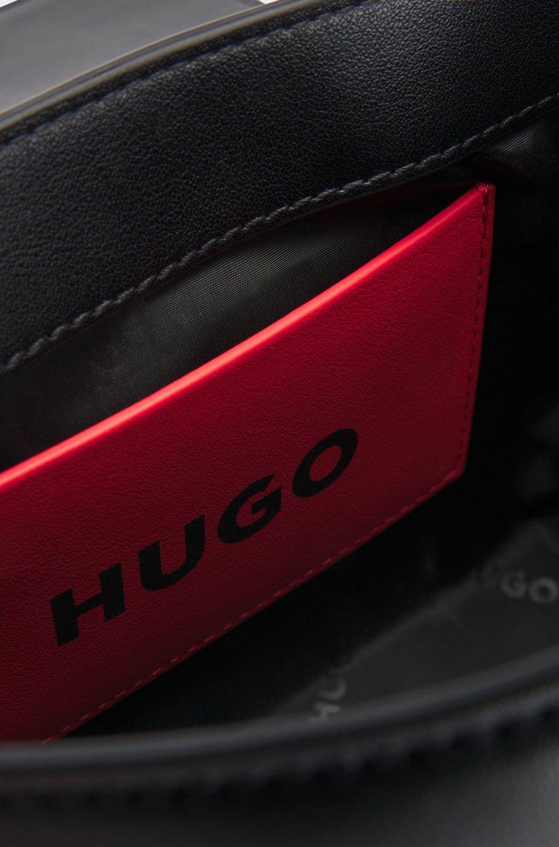 Hugo Boss Bolso De Bandolera De Piel Sintética Con Cierre De Logo Metálico