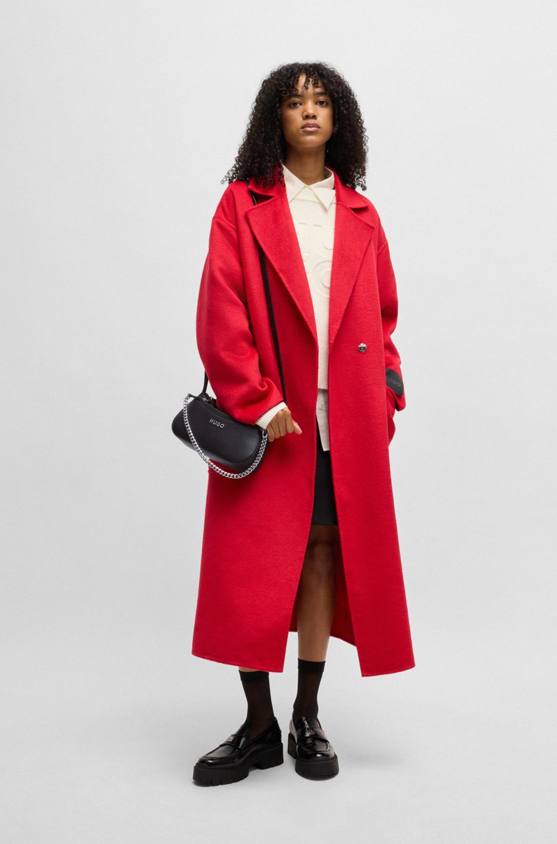 Hugo Boss Bolso De Bandolera De Piel Sintética Con Ribetes De Logos Y Bolso De Mano Desmontable