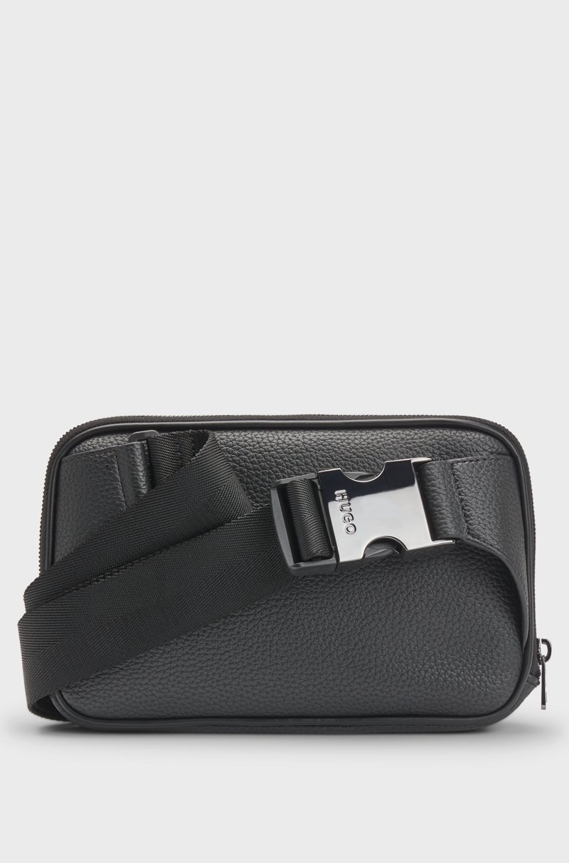 Hugo Boss Bolso De Bandolera En Piel Sintética Granulada Con Detalle De Logo Apilado