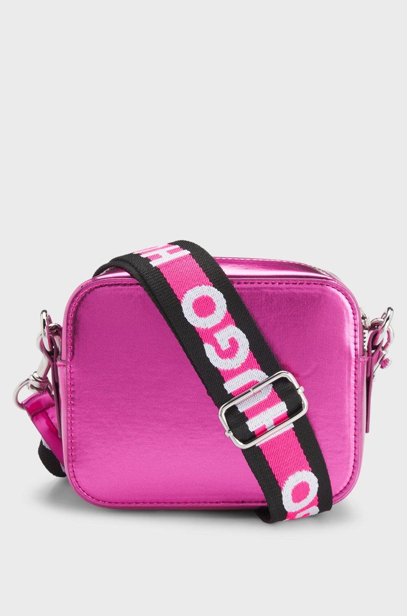 Hugo Boss Bolso De Mano Para Niños En Tejido Metalizado Con Logo En La Correa