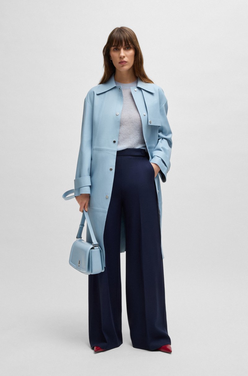 Hugo Boss Bolso De Piel Con Solapa Herrajes De La Marca Y Monograma