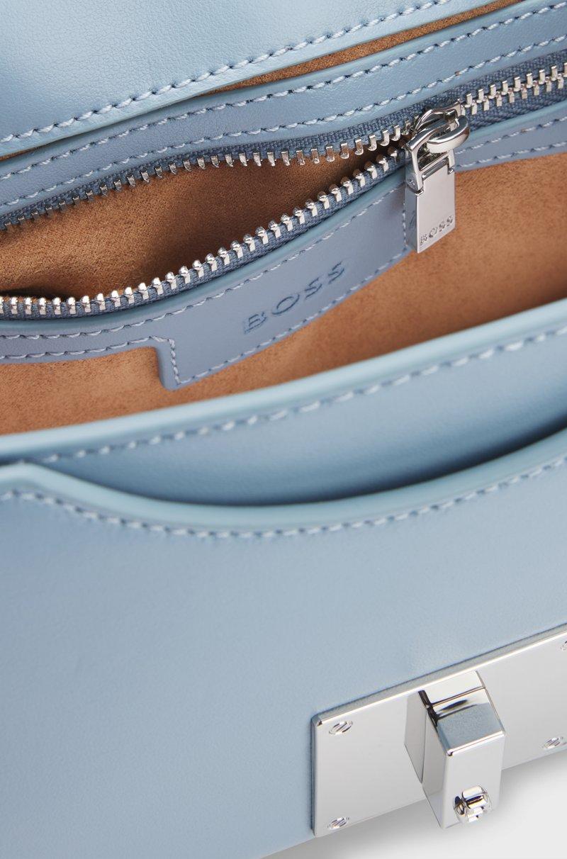 Hugo Boss Bolso De Piel Con Solapa Herrajes De La Marca Y Monograma