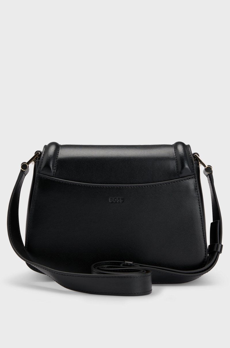 Hugo Boss Bolso De Piel Con Solapa Herrajes De La Marca Y Monograma
