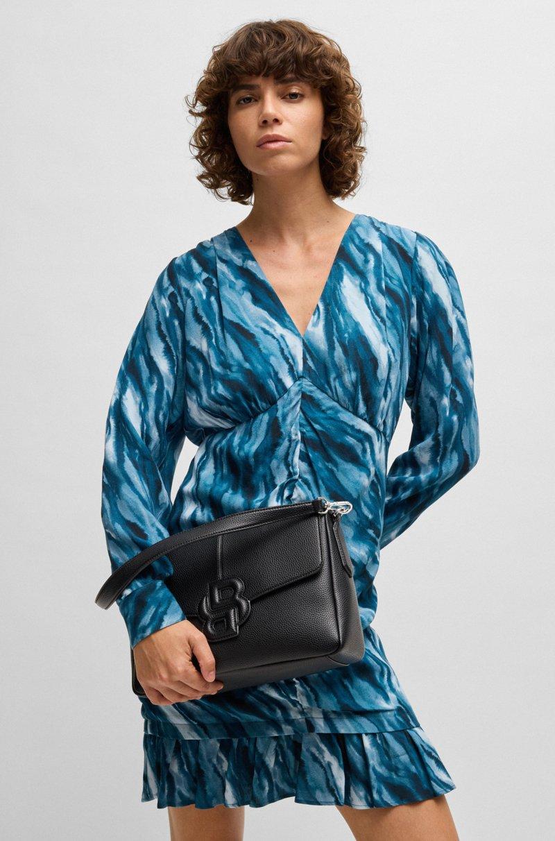 Hugo Boss Bolso De Piel Sintética Granulada Con Monograma Double B