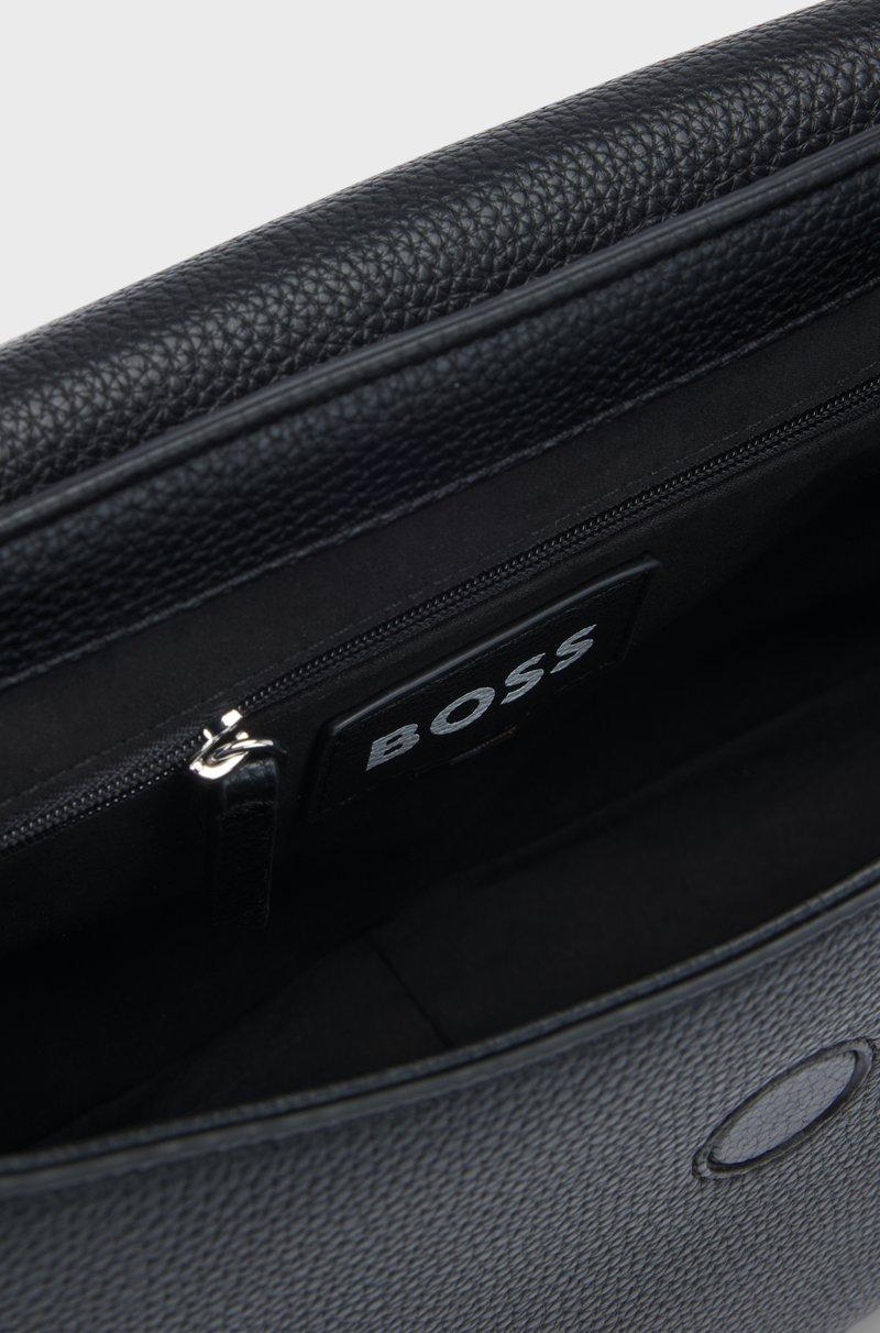 Hugo Boss Bolso De Piel Sintética Granulada Con Monograma Double B