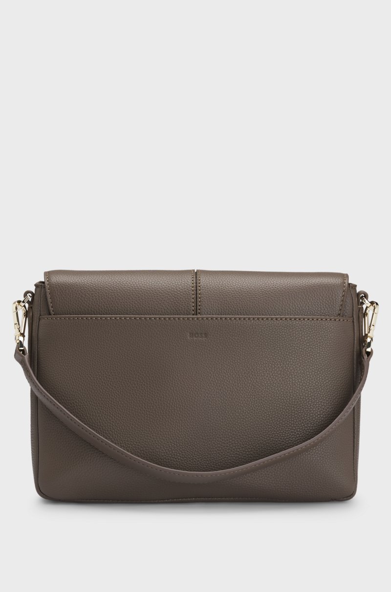 Hugo Boss Bolso De Piel Sintética Granulada Con Monograma Double B