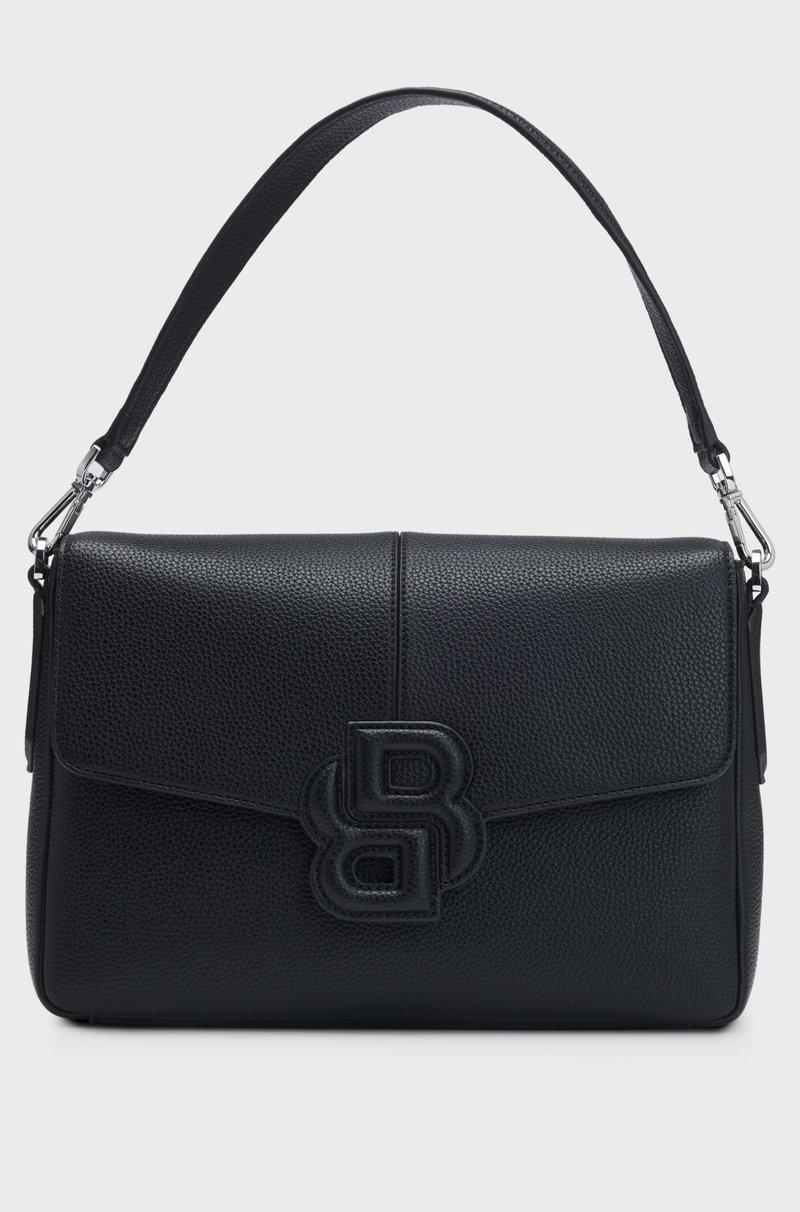 Hugo Boss Bolso de piel sintética granulada con monograma Double B