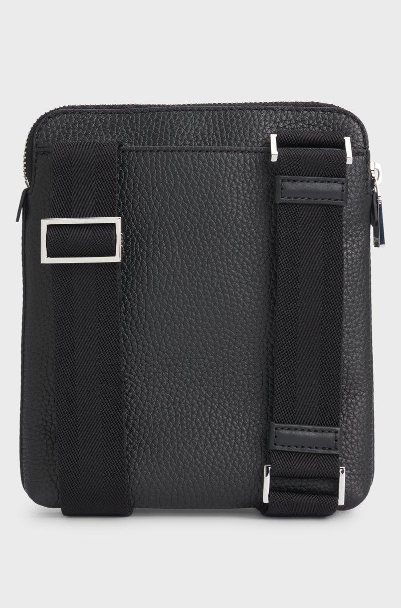 Hugo Boss Bolso Estilo Sobre En Piel Italiana Granulada Con Logo Grabado