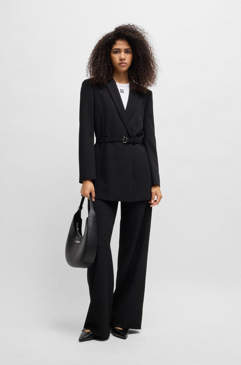 Hugo Boss Bolso Hobo De Piel Sintética Con Letras De Logo Metálicas