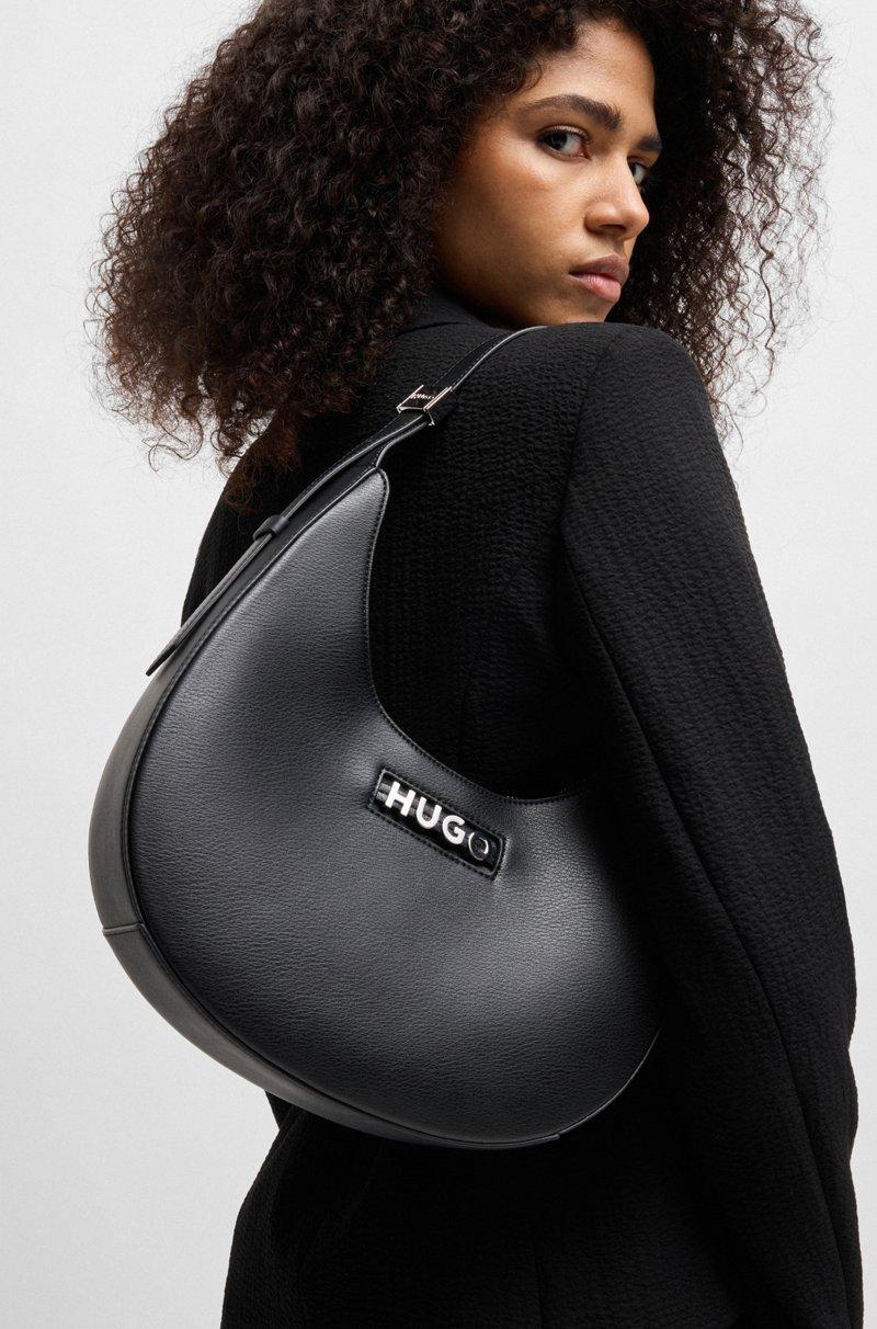 Hugo Boss Bolso Hobo De Piel Sintética Con Letras De Logo Metálicas