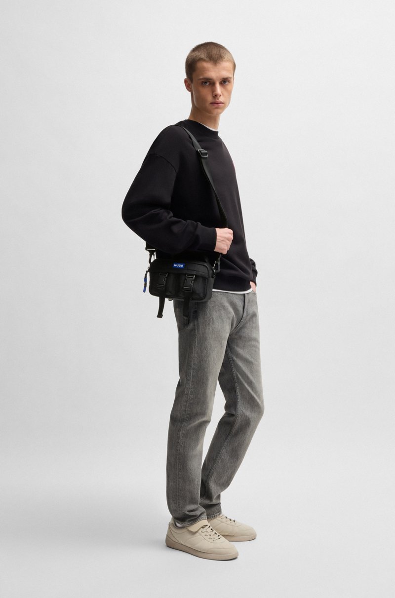 Hugo Boss Bolso Mensajero Con Etiqueta Con Logo Azul